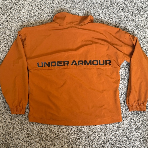 Under Armour Burnt Orange Full-Zip Jacket - Picture 4 of 5